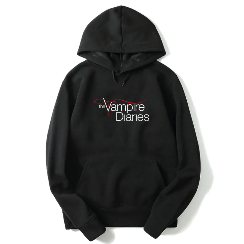 The Vampire Diaries Felpa Con Cappuccio Felpa Da Uomo Harajuku Felpe Con Cappuccio Hip Hop Streetwear Felpa Mujer Bluza Damska Abbigliamento Invernale