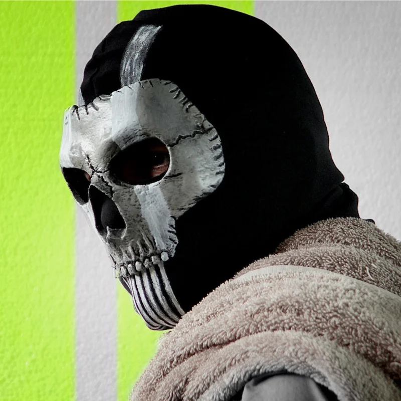 Maschera Fantasma V2 - Operador Mw2 Airsoft Cod Cosplay Airsoft Tactical Skull Full Mask