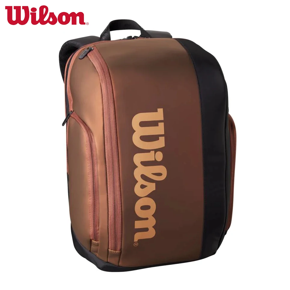 Wilson High-Level Super Tour Pro Staff V14 Borsa Per Racchetta Da Tennis 2 Pezzi Zaino Per Racchetta Borsa Da Tennis Con Scomparto Termoregolato