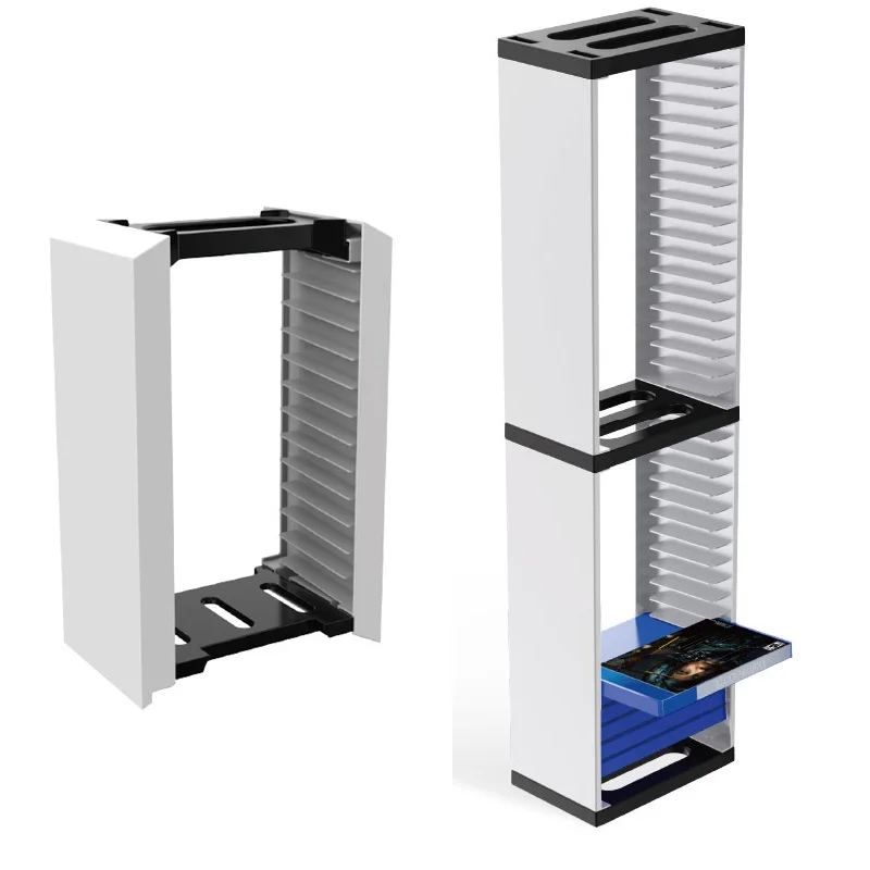 Per Ps5 Ps4 Sottile Pro Xbox One Nintendo Interruttore Carte Da Gioco Collezione Di Storage Su Disco Del Basamento Cremagliera Giochi Vetrina Torre Cd