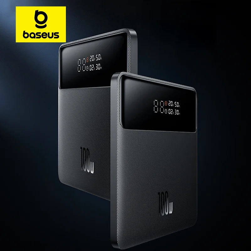 Baseus Blade Hd 100W Power Bank 20000Mah Powerbank A Ricarica Rapida Per Notebook Iphone 15 14 13 Pro Max