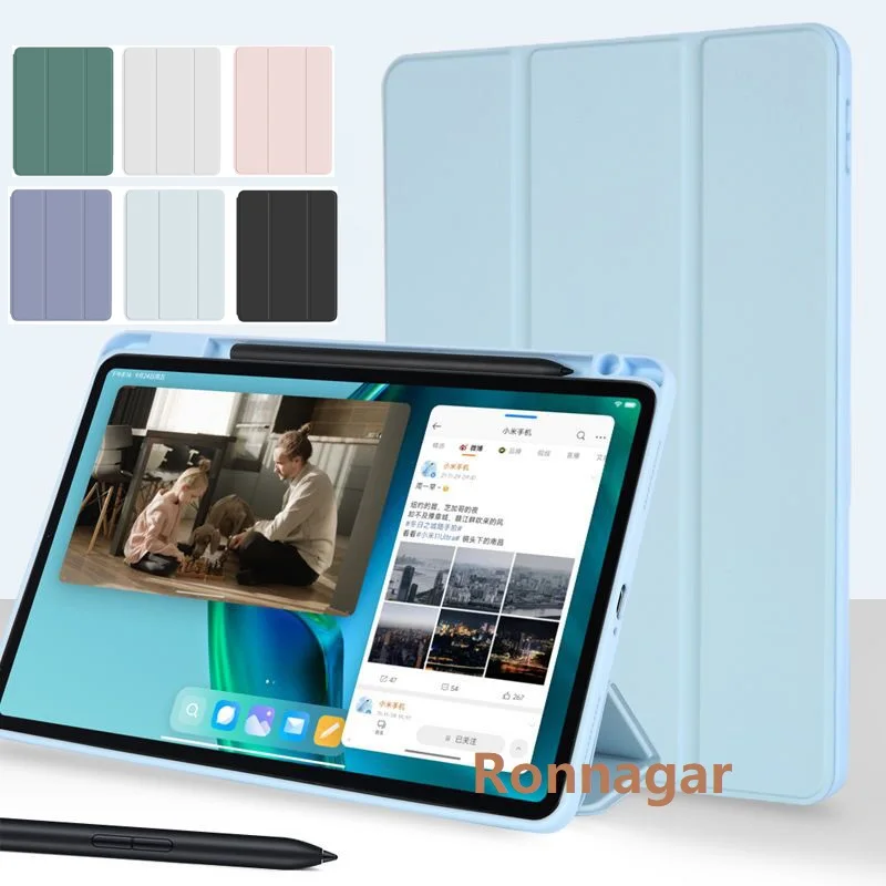 Con Astuccio Portamatite Per Xiaomi Pad 6/Pad 6 Pro Case Custodia A Tre Ante Da 11.0 Pollici Per Xiaomi Pad 5/Pad 5 Pro Redmi Pad 10.6''