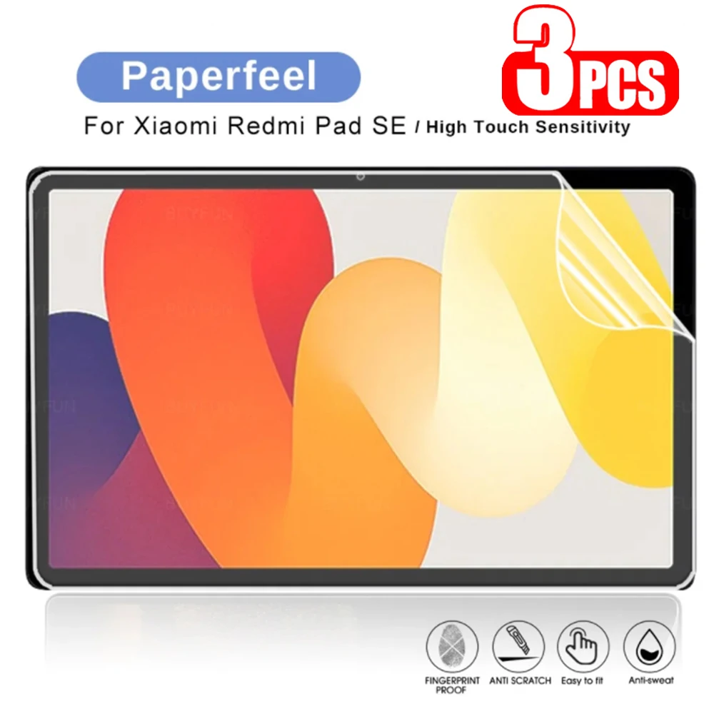 Carta Texture Film Come Per Xiaomi Redmi Pad Se 11 Per Redmi Pad 10.6 Pellicola Salvaschermo Per Xiaomi Pad 6 6 Pro Pad 5 5 Pro 11