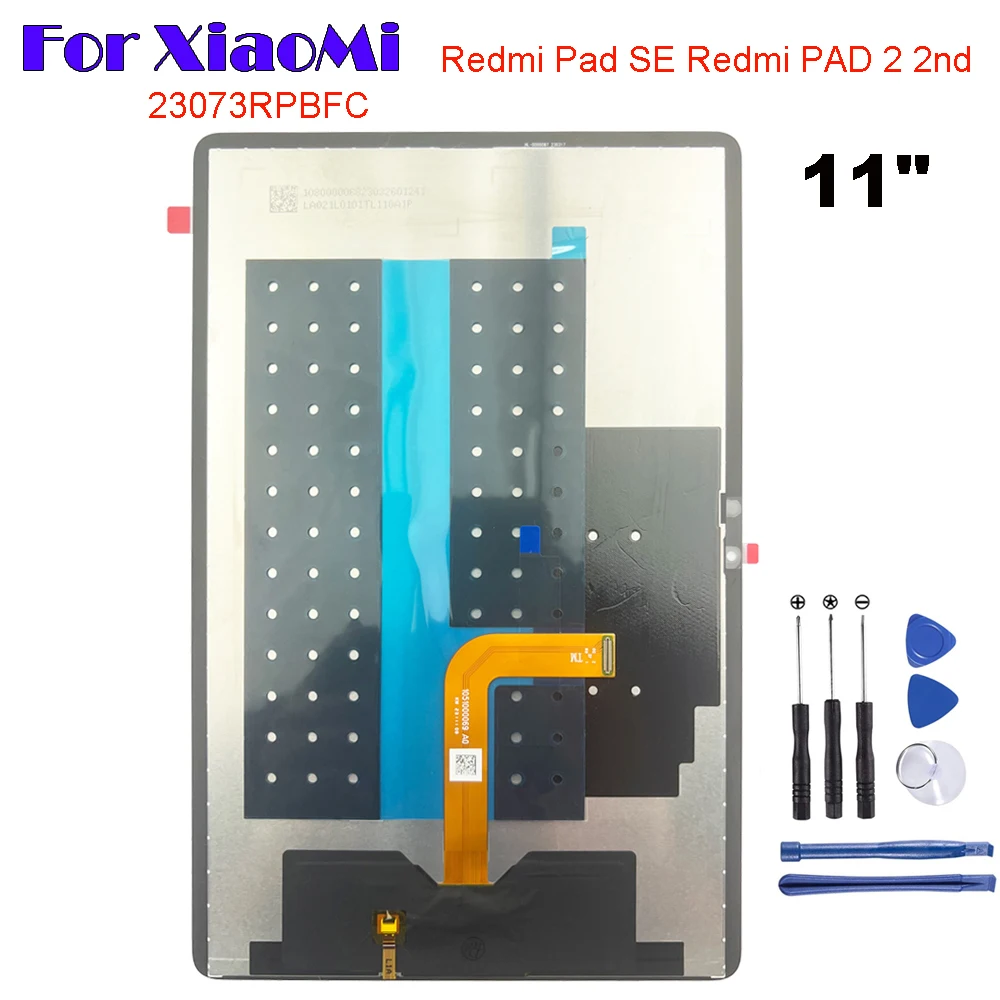 11 "Originale Per Xiaomi Redmi Pad Se Redmi Pad 2 2Nd 11" Display Lcd Touch Screen Digitizer Glass Assembly Parti Di Riparazione