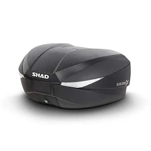 Shad D0B58206-Rear Baul Espandibile Per Moto Sh58X Cappuccio In Carbonio Espandibile