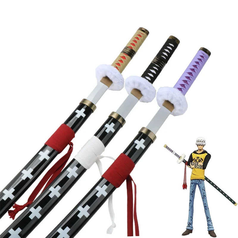 Trafalgar Law Sword Anime Cosplay Roronoa Zoro Katana Kitetsu Yama Shusui Samurai Giapponese Spade Giocattolo In Legno Decorazione Catana