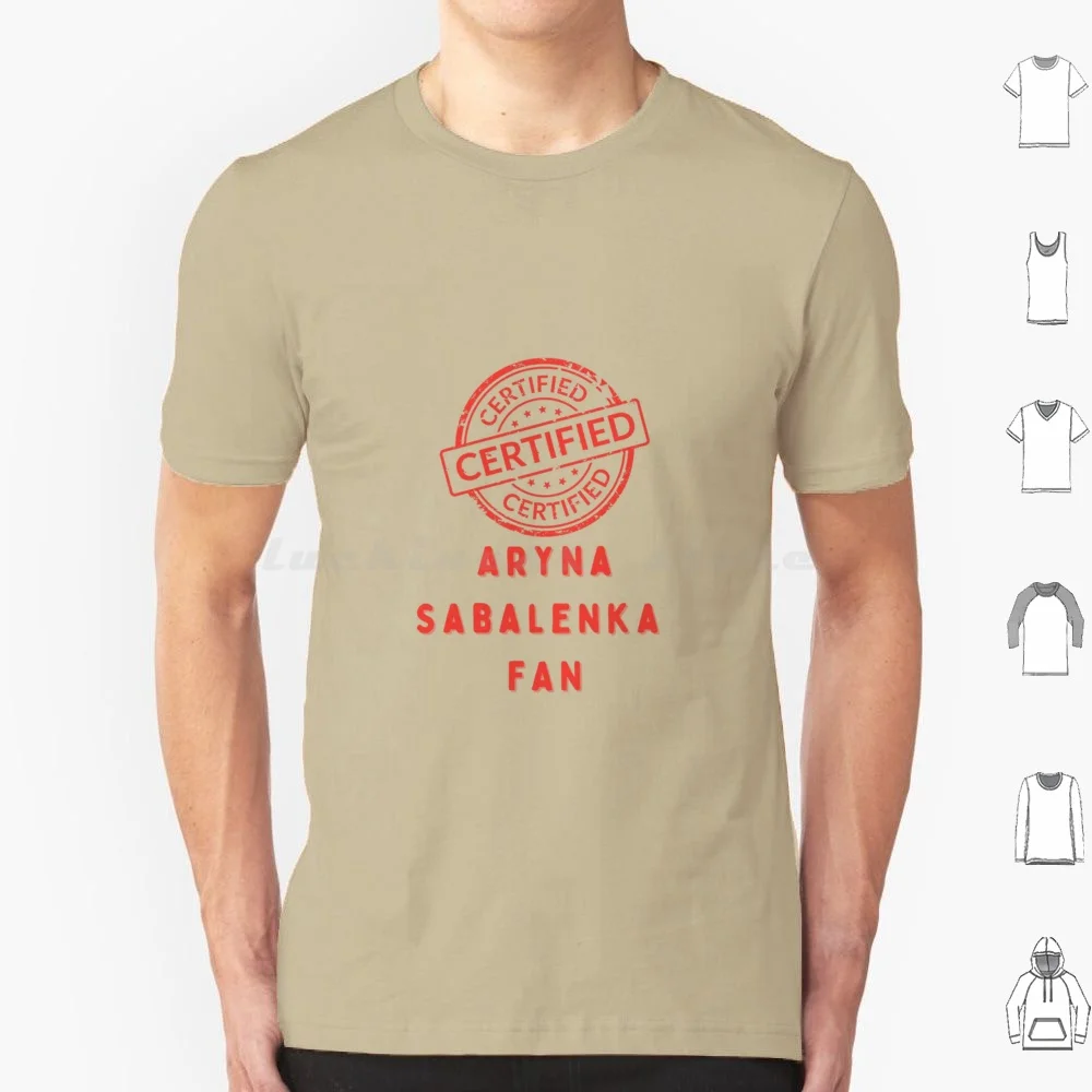 Certificato Aryna Sabalenka Fan T Shirt Cotone Uomo Donna Stampa Fai Da Te Ena Rybacina Rybacina Lena Iga Swiatek Aryna Sabalenka