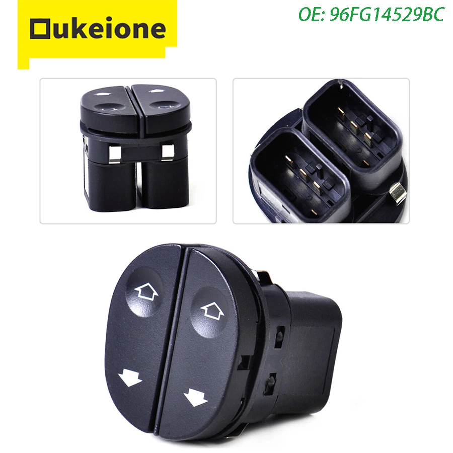 Per Ford Fiesta Mk6 Fusion Ka Connect Fiesta Mk5 Fusion Power Window Switch Lifter Control Button 96Fg14529Bc 96Fg14529Ac