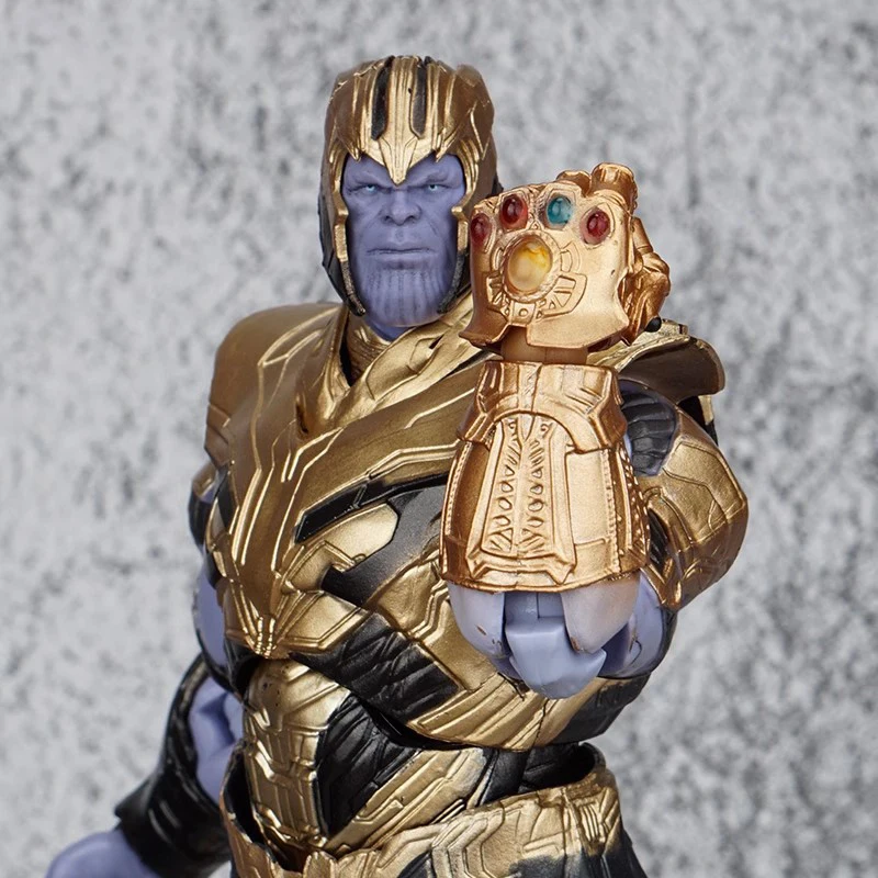 Marvel Avengers 4 Shf Armor Thanos Infinity Glove Può Essere Un Modello Pratico Per Regalare Agli Amici Regali Di Capodanno Per Bambini
