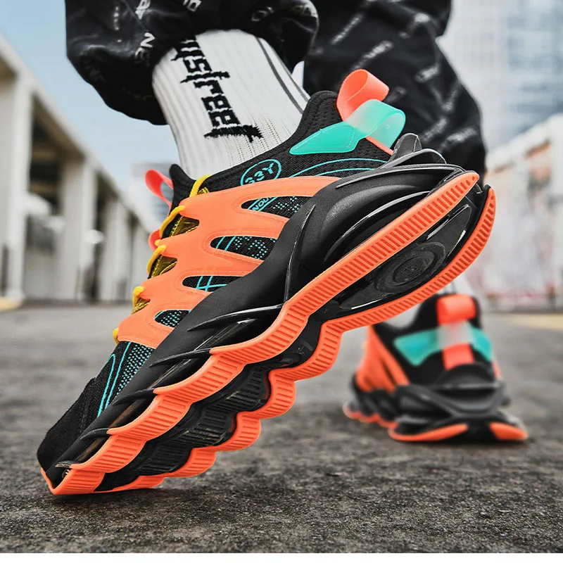 Men'S Sneakers Spring Mesh Breathable Lac-Up Flat Shoes Black Men'S Leisure Comfortable Lightweight Sneakers Zapatillas Hombre