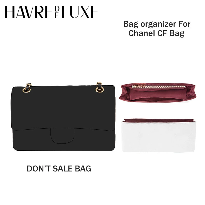 Havredeluxe Organizer Per Borse Per Chanel Cf Bag Medium Liner Bag Square Fat Waterproof Dupont Paper Bag Support Hardware Film