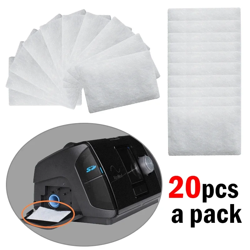 20 Pezzi Resmed Airsense Cpap Filtri Di Ricambio Universali Usa E Getta Sostituzione Filtro In Cotone Sleep Snorer