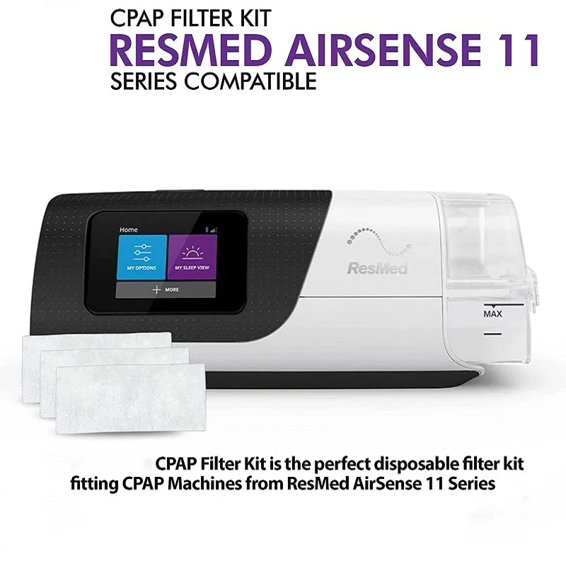 20/40/60/80 Pezzi Monouso Filtro Aria Polline In Feltro Forniture Filtro Cpap Adatto Per Resmed Airsense 11, Macchine Serie