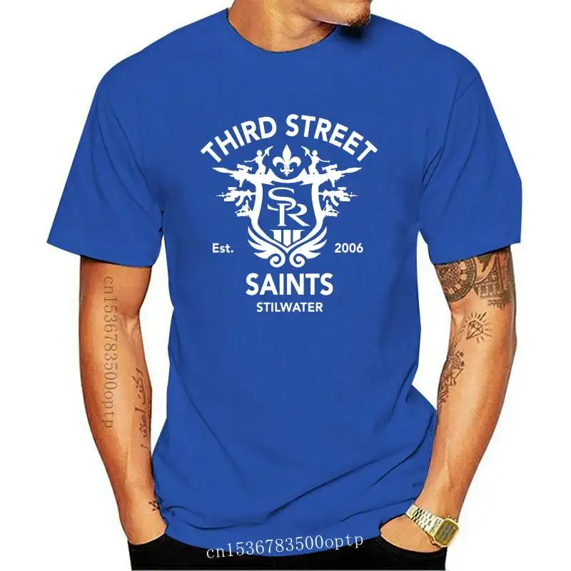 2022 Saints Row T Shirt Saints Row 3 Tribute Emblem T-Shirt 5X Tee Shirt Mens Fantastiche Maniche Corte 100 Cotone T