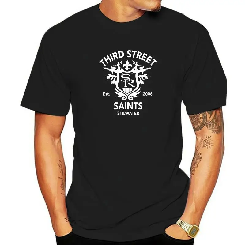 Saints Row T Shirt Saints Row 3 Tribute Emblem T-Shirt Fashion Tee Shirt Mens Impressionante Maglietta In Cotone A Maniche Corte