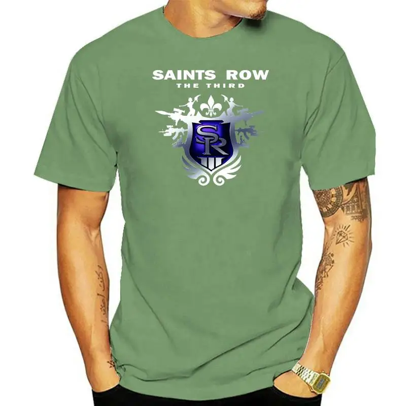 Saints Row The Three T-Shirt Black Tee Size Smlxl