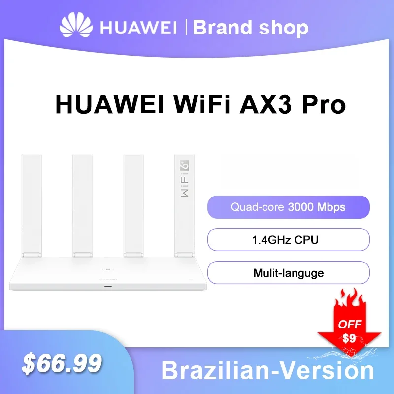 Router Wifi Originale Huawei Ax3 Wifi 6 Plus 3000Mbps Router Wireless Huawei Multi-Utente Ax3 Pro Wifi 6 2.4Ghz 5Ghz Dual-Band