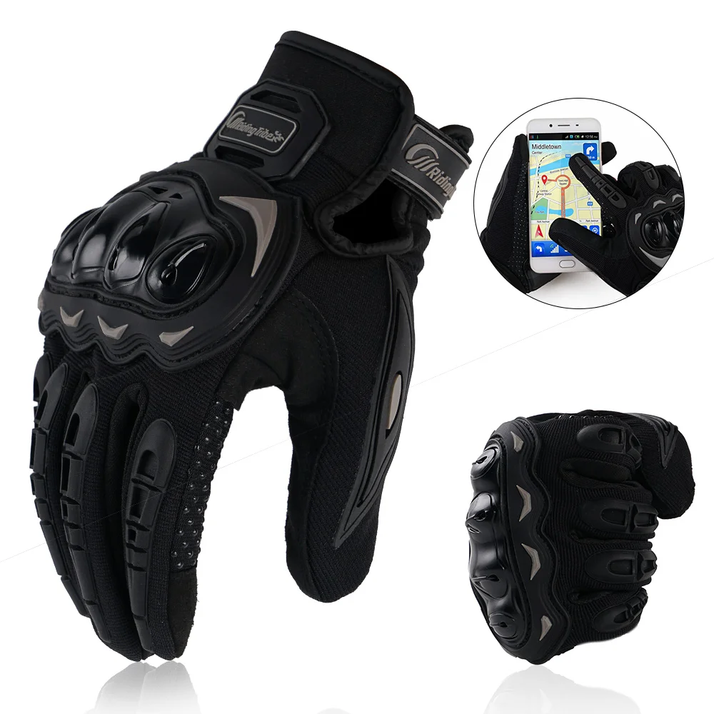 Guanto Moto Uomo Guantes Moto Gant Touch Screen Traspirante Alimentato Moto Racing Equitazione Guanti Protettivi Per Bicicletta Inverno