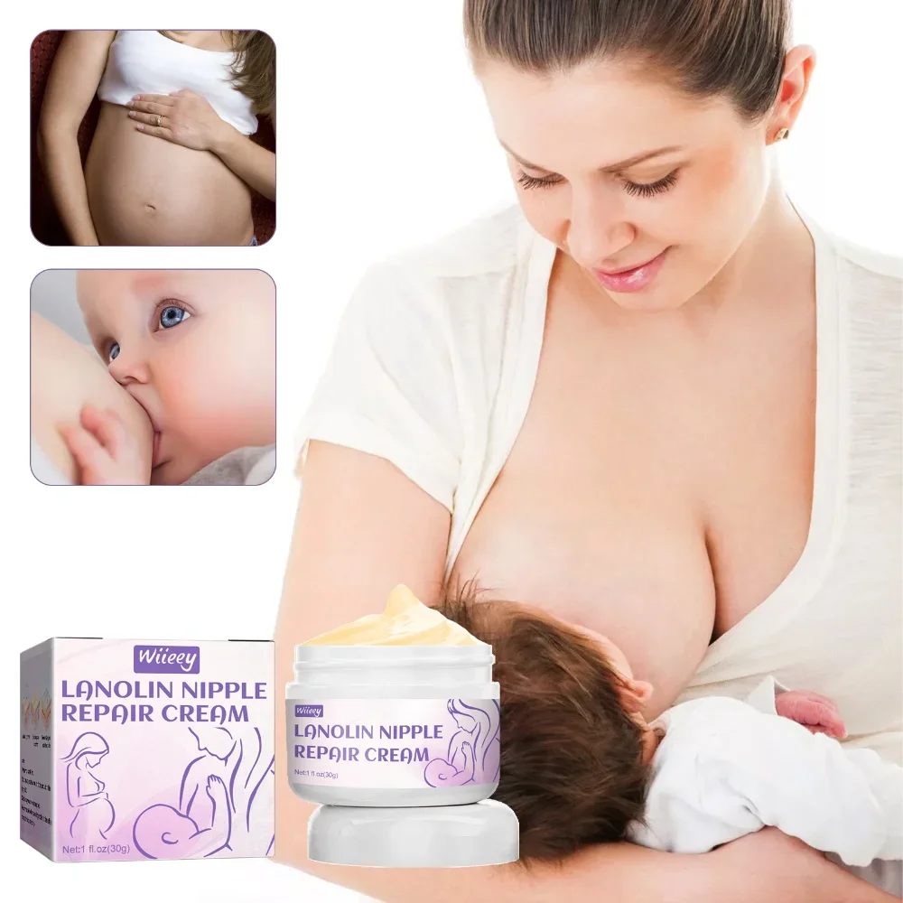 Lanolin Crema Per Il Recupero Dei Capezzoli Crema Per La Pelle Screpolata Crema Per L'Allattamento Al Seno Dolore Infermieristico Crema Per La Cura De