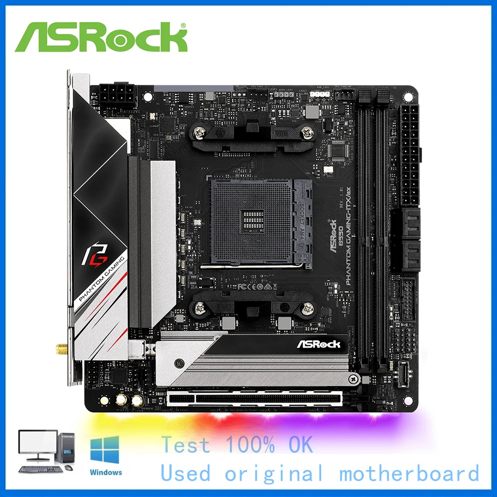 Scheda Madre B550I B550 Phantom Gaming-Itx Usata Per Asrock Mini Phantom Gaming-Presa Scheda Madre Itx/Ax Scheda Madre Desktop Am4
