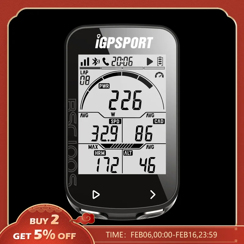 Gps Bike Computer Igpsport Bsc100S Ciclo Tachimetro Wireless Bicicletta Cronometro Digitale Contachilometri Ciclismo Computer Da Ciclismo