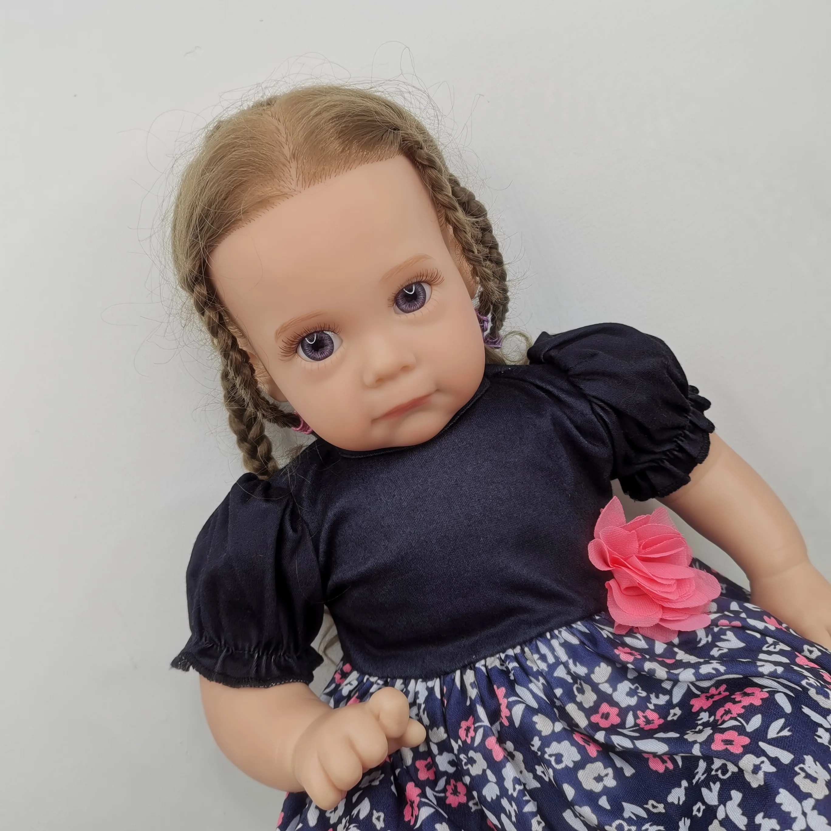 Feelwind Bebe Realistic Baby Doll 24 Pollici Maggi Reborn Baby Cloth Dipinto Corpo Per Bambini Regalo Di Natale Vivo
