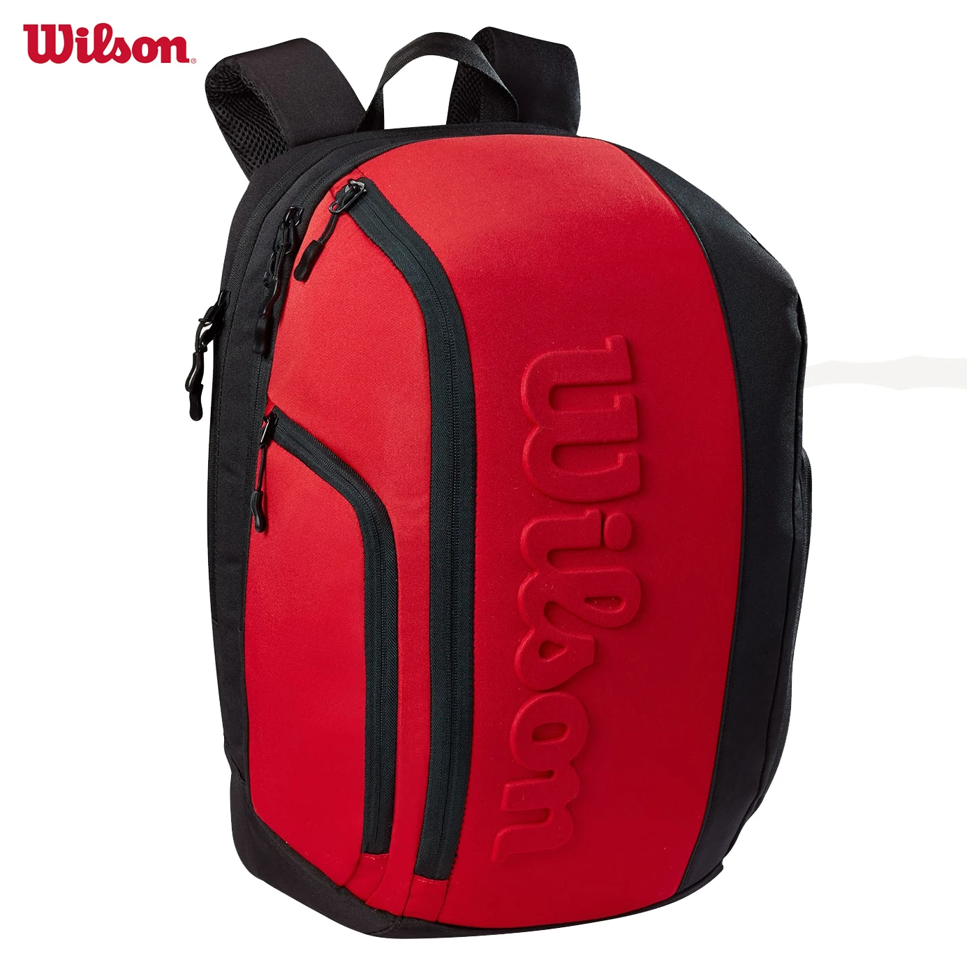 Wilson Super Tour Zaino Da Tennis In Pu Con Design In Rilievo Per 2 Racchette Borsa Da Tennis Per Animali Domestici Con Scomparto Imbottito Clash V2 R