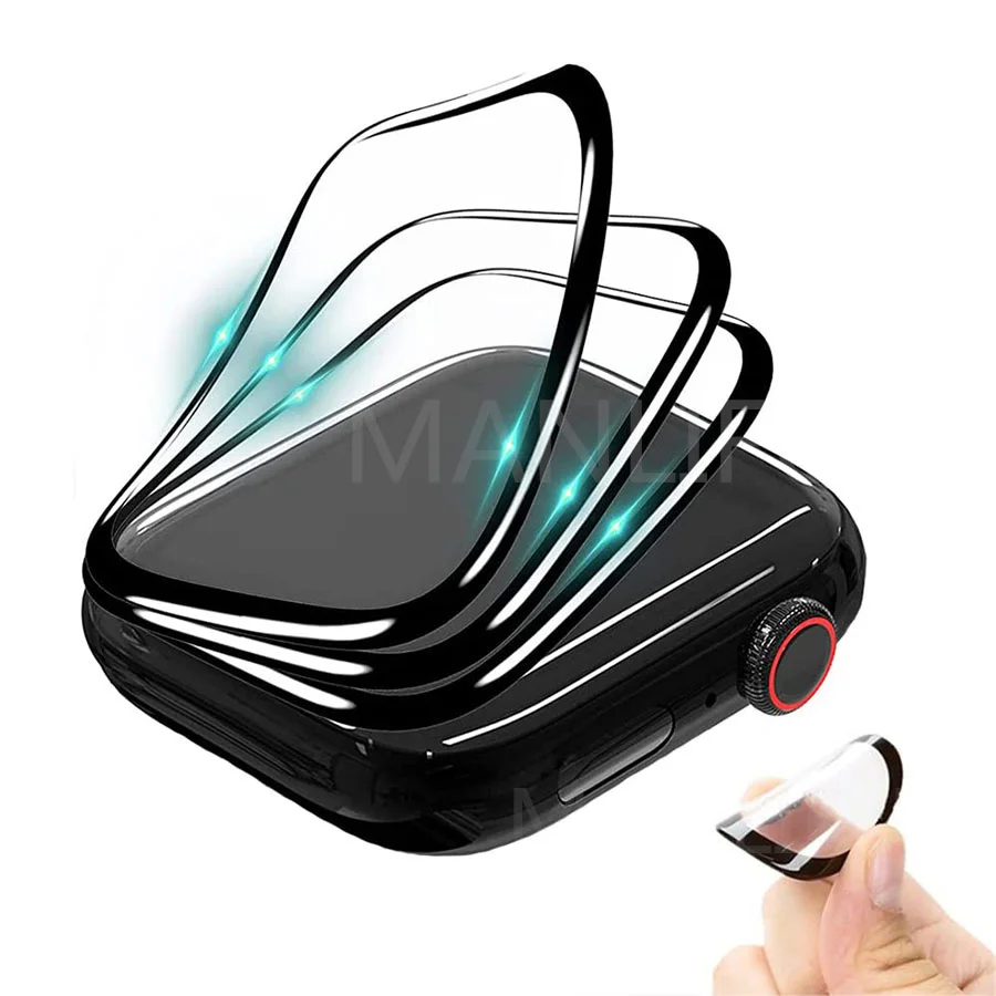 Pellicola Per Bordi Ad Arco Curvo 3D Per Apple Watch Series 8 41Mm Proteggi Schermo Protettivo Antigraffio Per Apple Watch Series 8 49 45Mm