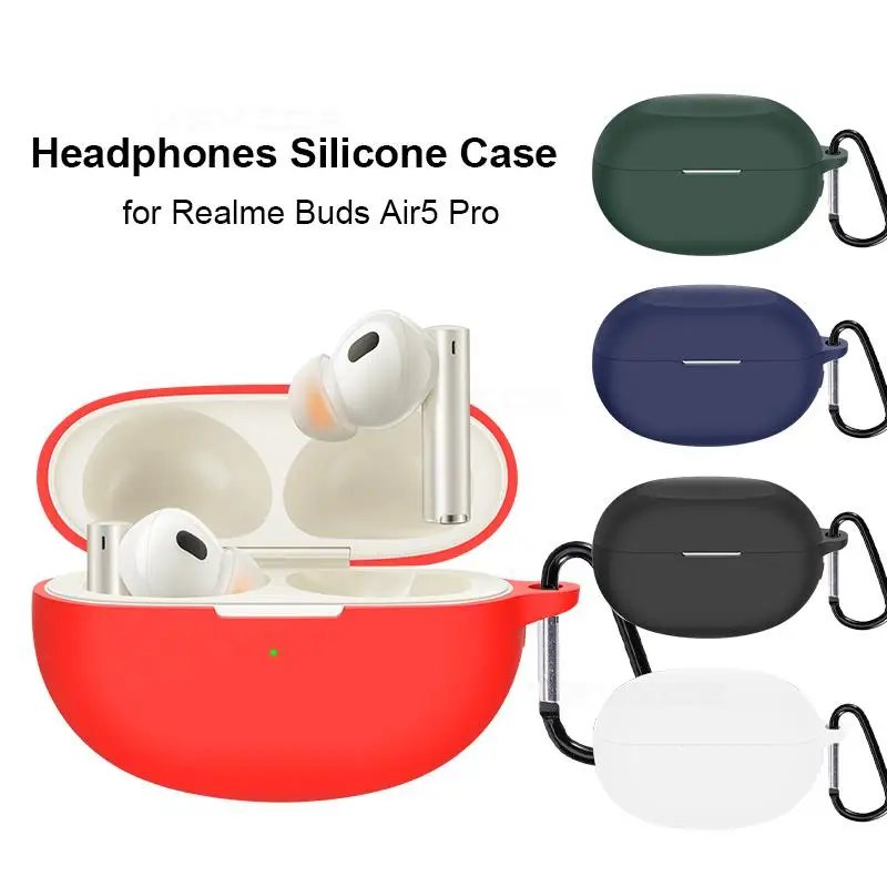 Custodia In Silicone Per Realme Buds Air 5 Pro Custodia Antipolvere Per Auricolari Per Realme Air 3 Buds Air 5 T300 T100 Air 3 Neo Neo 5 Pro Case