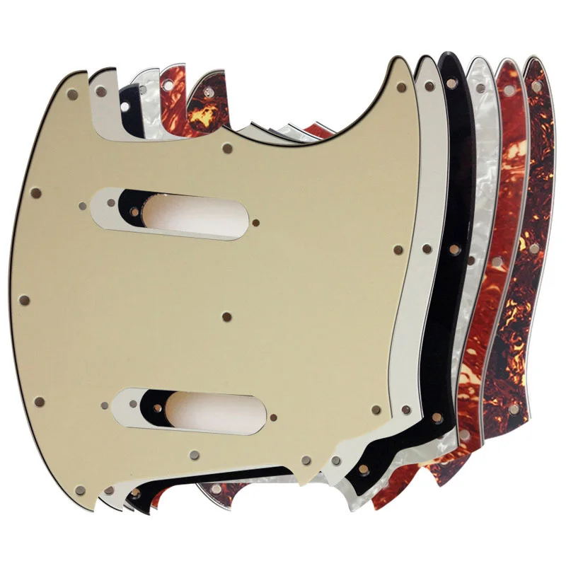 Feiman Guitar Parts Pickguard Factory Sale For Fender American Mustang Guard No Control Hole Best Quality Guitar Scratch Plate