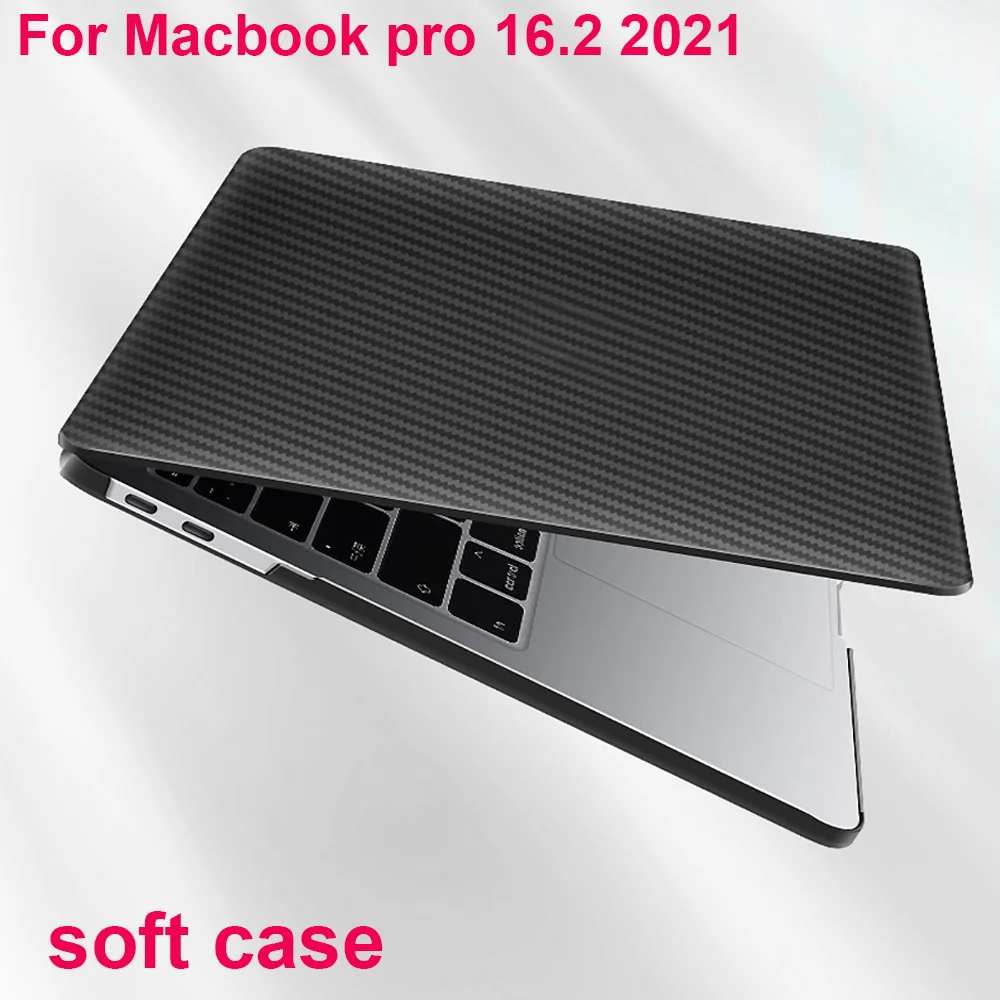 Per Macbook Pro 16 2021 Custodia In Fibra Di Carbonio Custodia Morbida Antiurto Custodia Protettiva Shell Macbook Pro M1 Max M1 Pro A2485