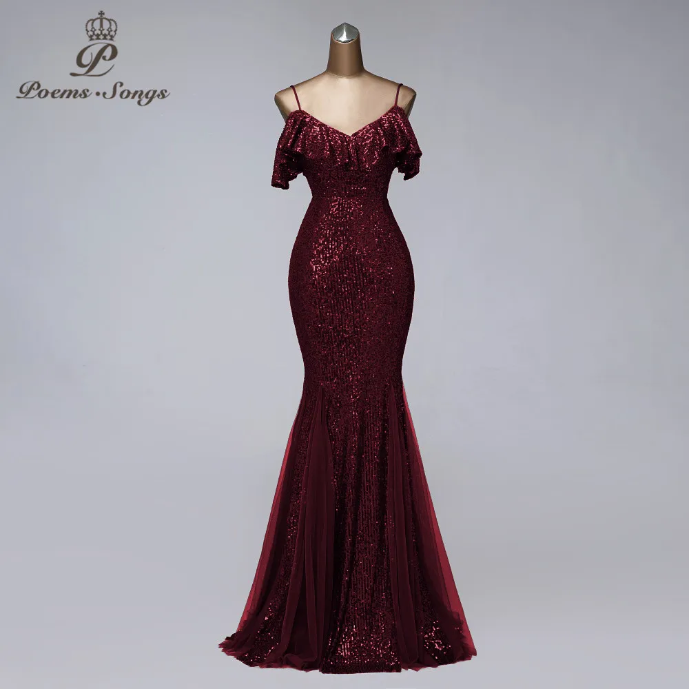 Abiti Da Sera A Sirena Di Nuovo Stile Abiti Eleganti Eleganti Abiti Da Sera Lunghi Stile Bretelle Abiti Da Festa