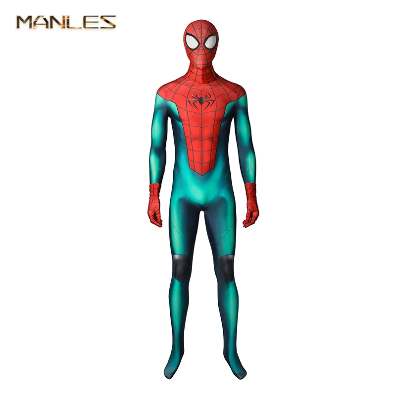 Spider Ps5 Costume Tuta Miles Morales Grande Responsabilità Tuta Miles Morales Body Halloween