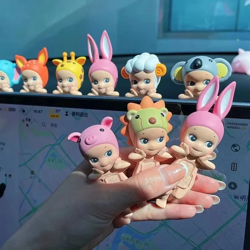 Kawaii Sonny Angel Sdraiato Hippers Action Figures Cute Mystery Surprise Toy Anime Model Doll Regalo Per Bambini Giocattoli Di Compleanno