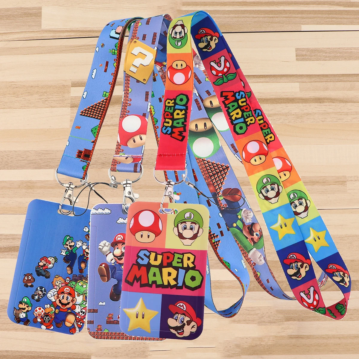 Cartoon Anime Cremital Holder Portachiavi Cordino Da Collo Per Pass Card Game Porta Carte Di Credito Portachiavi Cinghie Regali Per Bambini