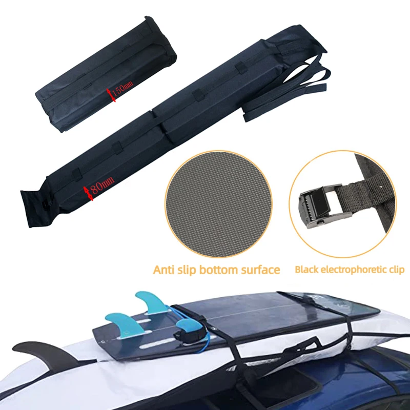 Universal Car Roof Bagagli Soft Rack Pads Per Kayak/Sup/Paddleboard/Canoa/Snowboard/Windsurf Car Surfboard Rack Accessorio