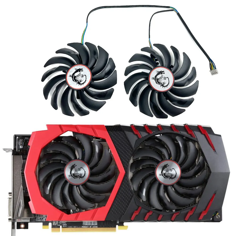 Nuova Ventola Da Gioco X Gpu 95Mm Muslimex Rx 580, Per Msi Radeon Rx 580, Rx 570, Rx 480, Rx 470 Gaming X Ventola Di Raffreddamento Della Scheda Grafi