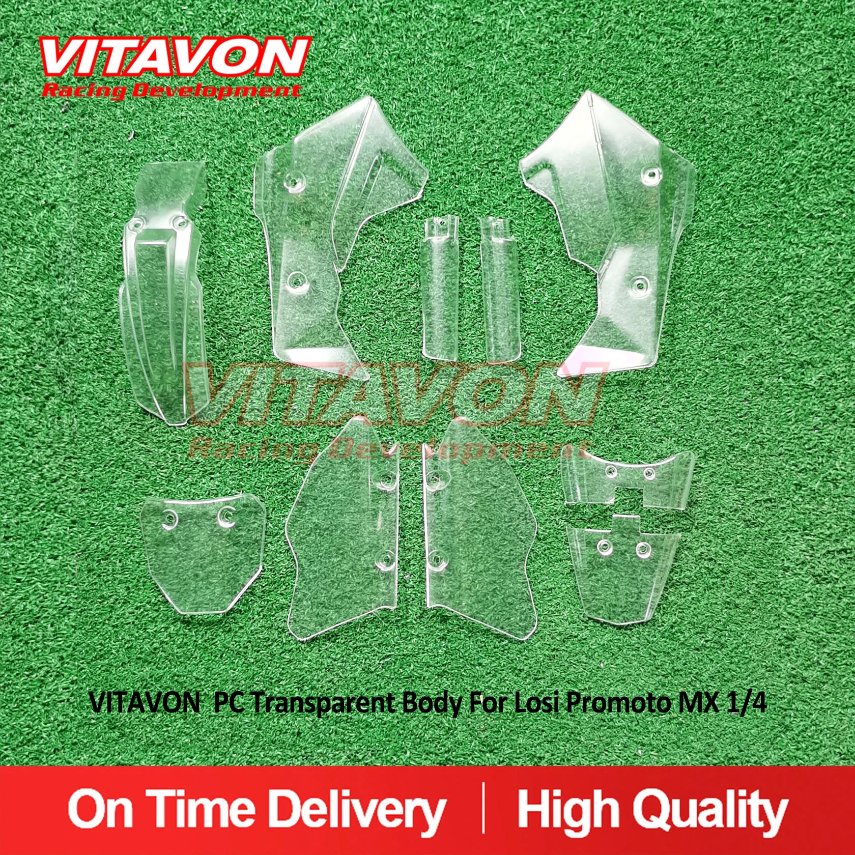 Corpo Trasparente Per Pc Vitavon Per Losi Promo Mx 1/4