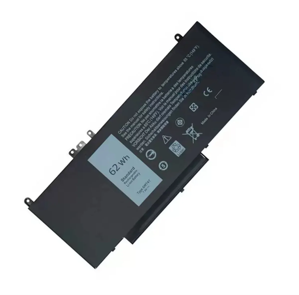 6 Mt4T 7.6V 62Wh Bateria Do Dell Laptopa Latitude E5470 E5570 14 5470 15 5570 Dla Dell Precision 15 3510 M3510