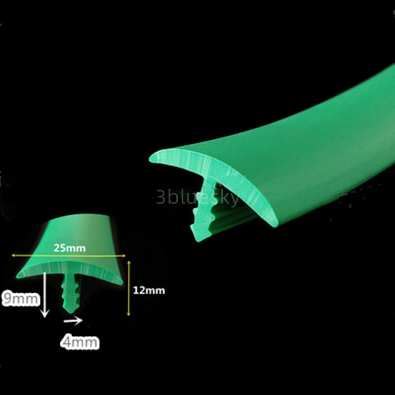 Striscia A T In Gomma Vetro Metallo Pannello In Legno Bordo Recinzione Scudo Guarnizioni Per Auto Copertura Per Cavi Pannelli Fotovoltaici Solari Stri