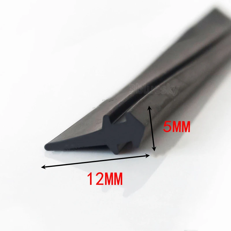 Striscia A T In Gomma Vetro Metallo Pannello In Legno Bordo Recinzione Scudo Guarnizioni Per Auto Copertura Per Cavi Pannelli Fotovoltaici Solari Stri