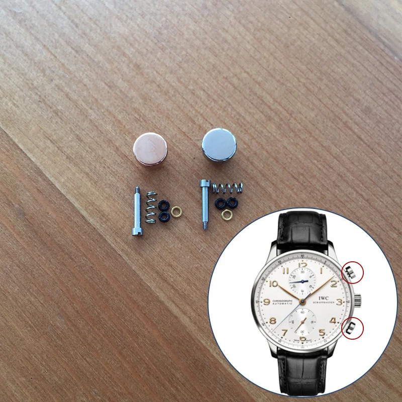 Guarda Il Pulsante Per Iwc Portugieser Cronografo Orologio Pusher Iw3714 Parti