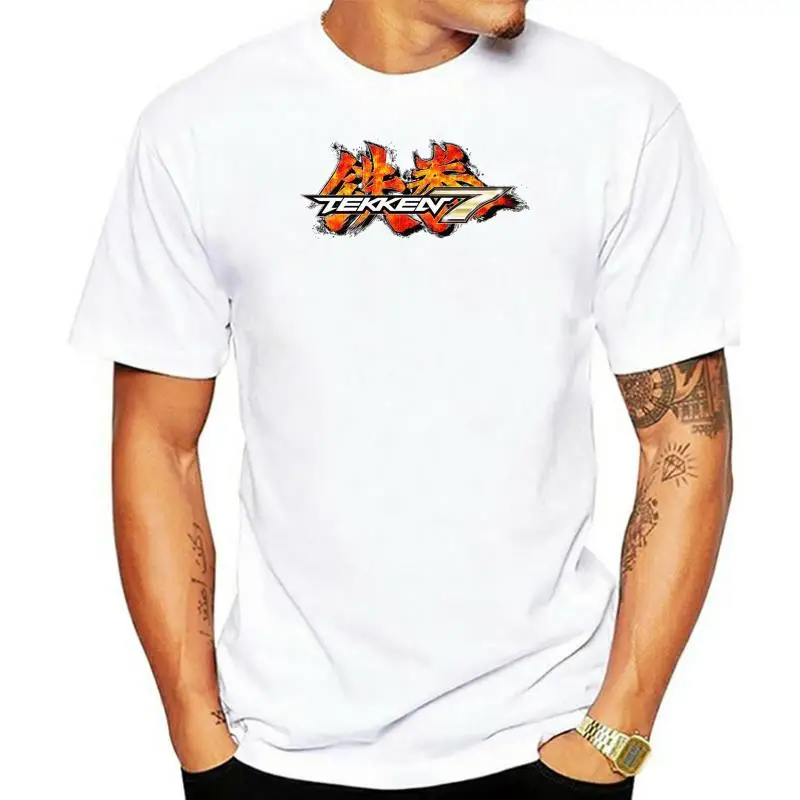 T-Shirt Da Uomo In Cotone Tekken 7 Logo Tee