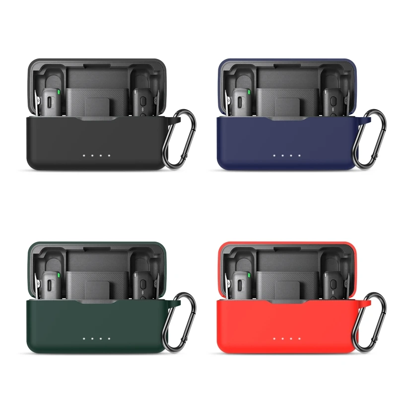 Custodia Protettiva Portatile In Silicone Per Dji Action 2 Om 5 Wireless Mic Hx6A