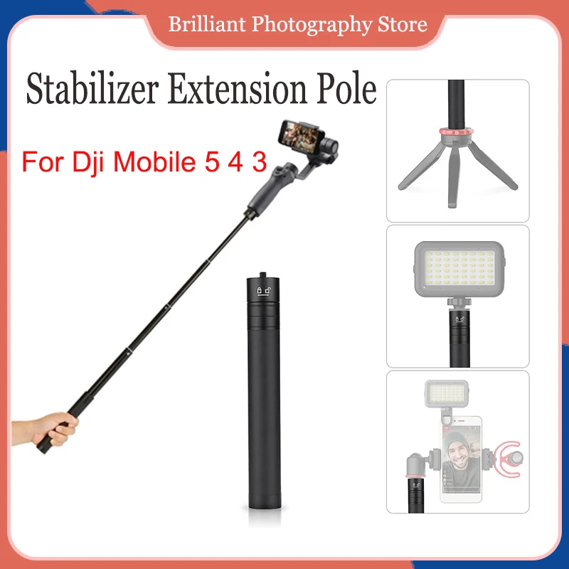 Asta Di Prolunga Asta Selfie Stick Per Dji Om 5 Osmo Mobile 5 4 3 G5 / Spg / Wg2 Stabilizzatore Cardanico Dji Osmo Pocket 3 /2 Accessori