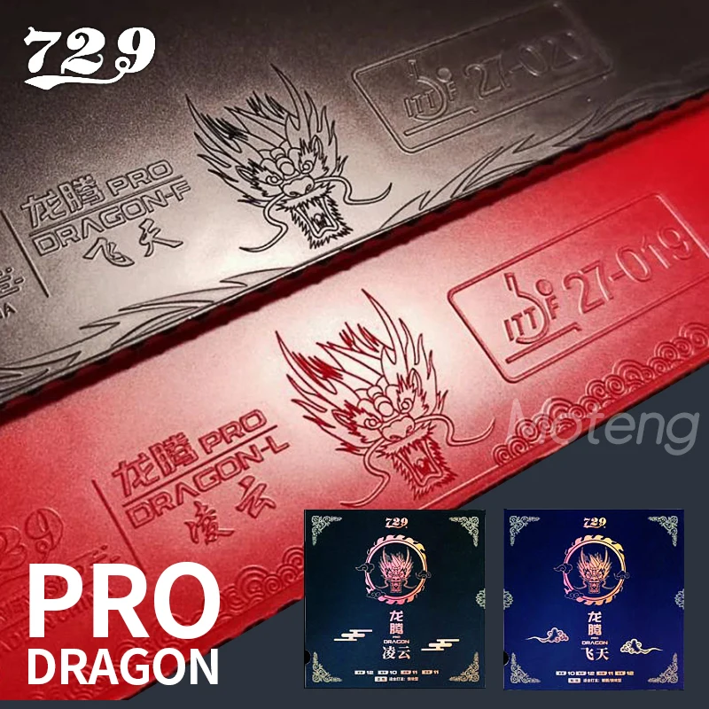 729 Friendship Dragon F L Pro Brufoli In Gomma Da Ping Pong In Gomme 40 + Racchetta Da Ping Pong Racchetta Da Paddle Originale