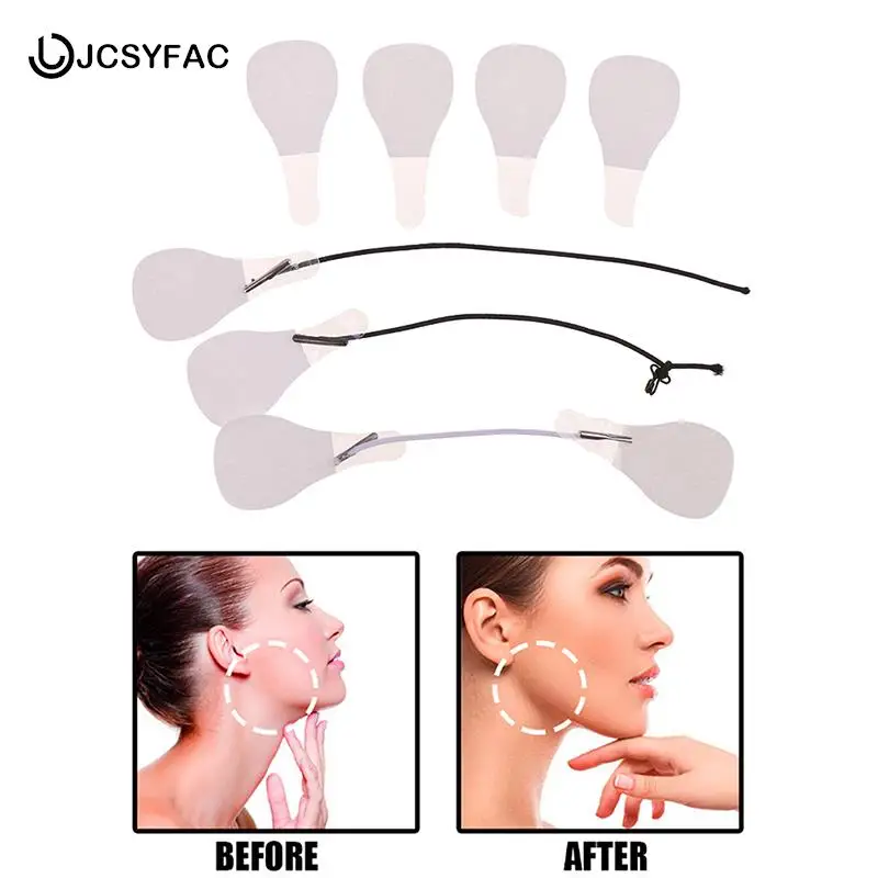 60 Pz/Set Anti Rughe Linea Facciale Lifting Skin Sticker Trucco Istantaneo Face Lift Tape Neck Eye Lift V Line Shape Tape