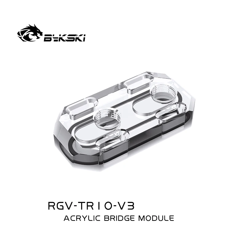 Modulo Di Regolazione Acrilico Rgv-Tr10-V3 Bykski Per Piastra Di Distro Bykski Su E Giù Offset 20Mm
