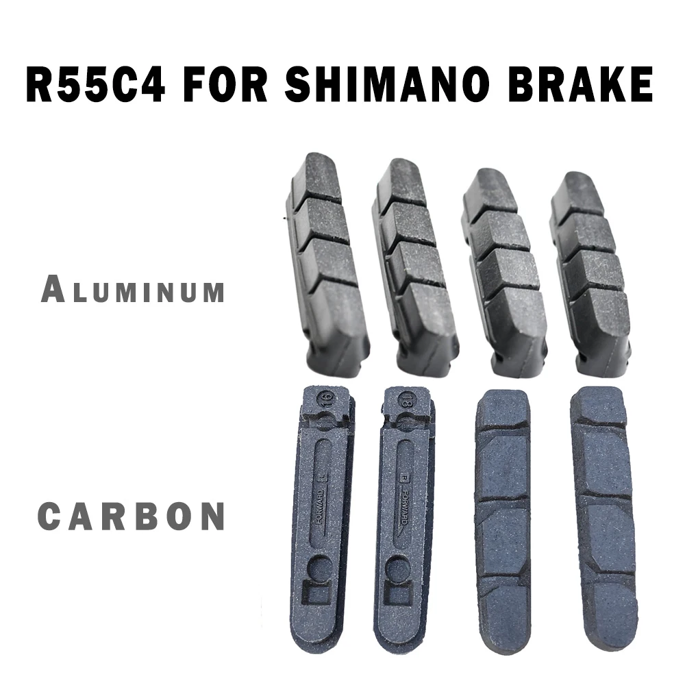 Per Shimano R55C4 Alluminio Sram Campagnolo Carbon Rim Road Brake Pad Durace Ultegra 105 R8000 6800 5800 9100 8010 Pastiglie Freno