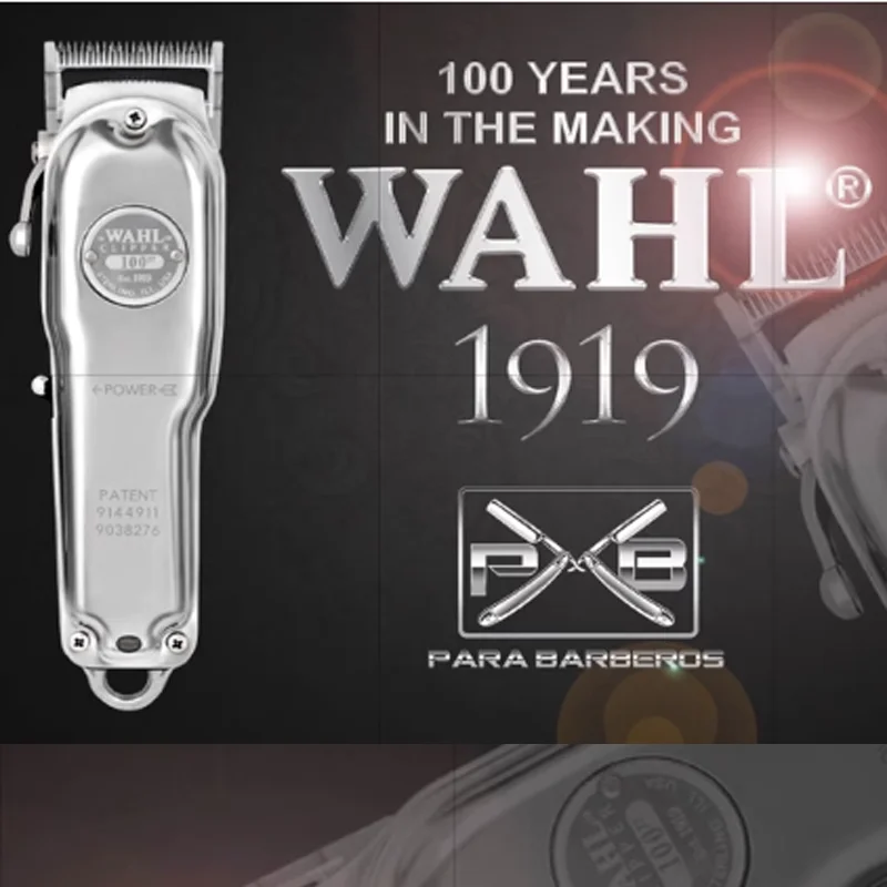 Wahl Electric Clipper 1919 Vintage Oil Head Electric Clipper Wireless Hair Clipper Shaver Centennial Hair Clipper